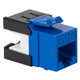 CAT6A RJ45 Keystone Jack for HD Style - Blue, Single IC1078GABL CAT6A RJ45 Keystone Jack for HD Style - Blue, Single IC1078GABL